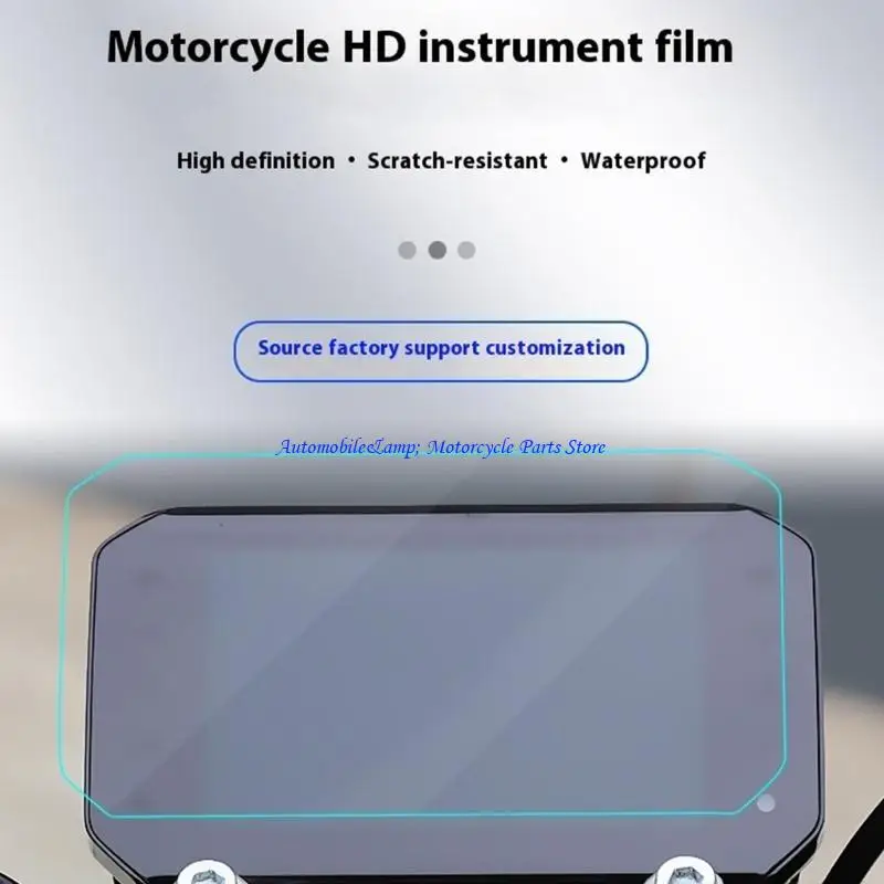 Lámina protectora para parabrisas motocicleta H7BD, superficies larga duración, protección pantalla motocicleta para