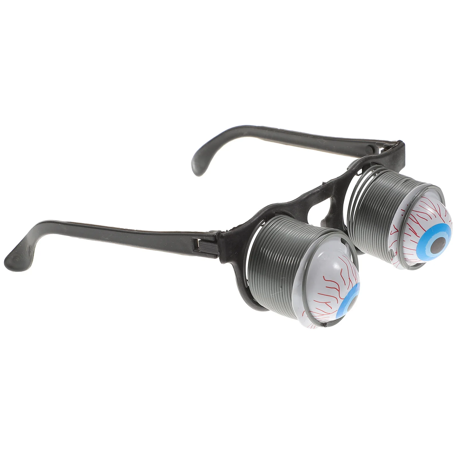 Gafas que caen con forma de globo ocular, estilo de terror, accesorio de ojos grandes activado por primavera para adultos y niños, juego de vestir de Halloween