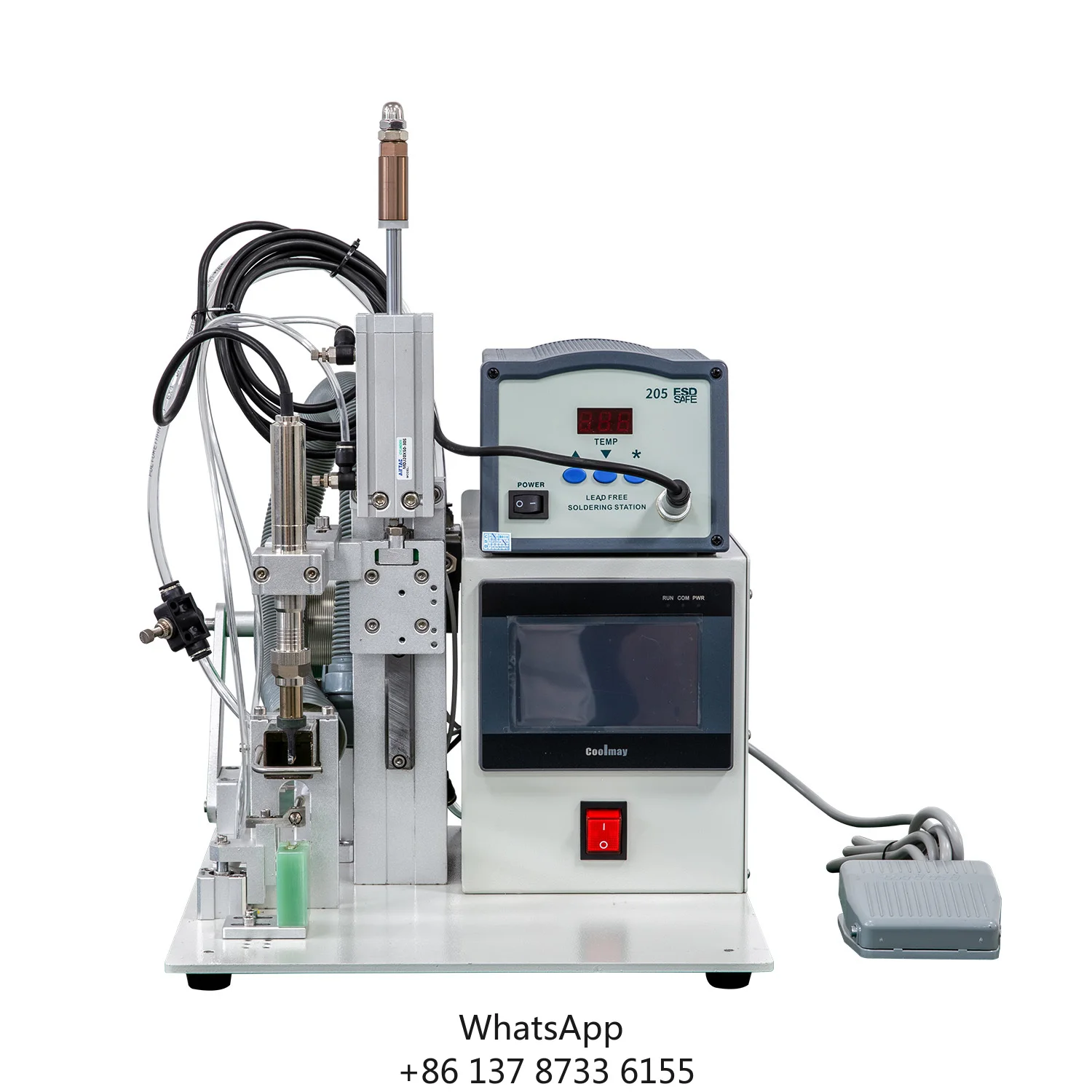 Portable Popular Semi Automatic USB Data Cable Soldering Machine For HDMI Plug Power Plug Mini USB