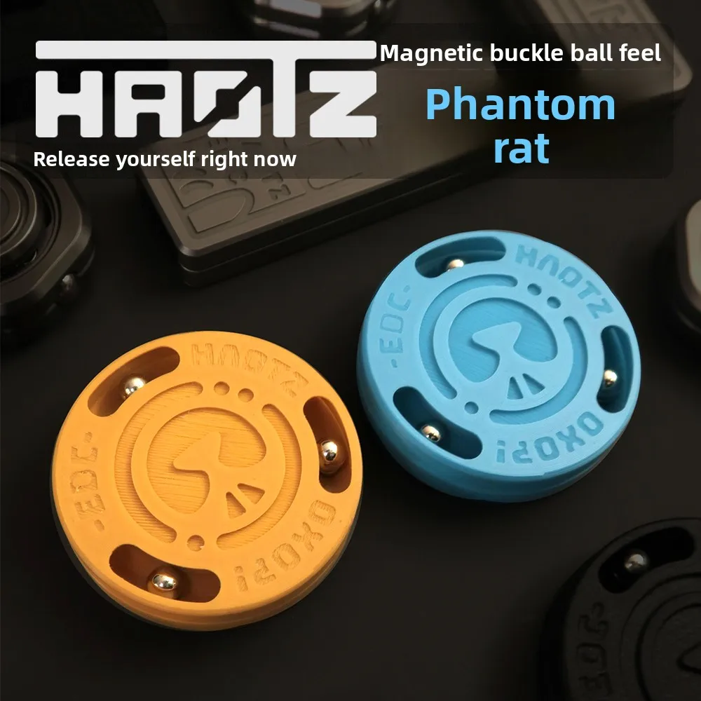 haotz-ファントムマウス-マグネティック-フィジェットスライダー-–-edcプッシュカード（バッキーボール3個付き＆触覚振動機能搭載）、adhd不安解消デスクトイ（大人向け）