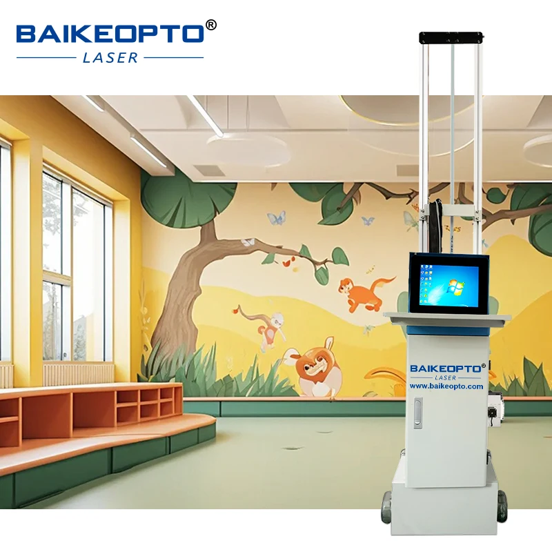 Factory Price Wall Printing Machine  UV Vertical Wall Printer/ Background Wall Painting Digital Varnish Inkjet Printer
