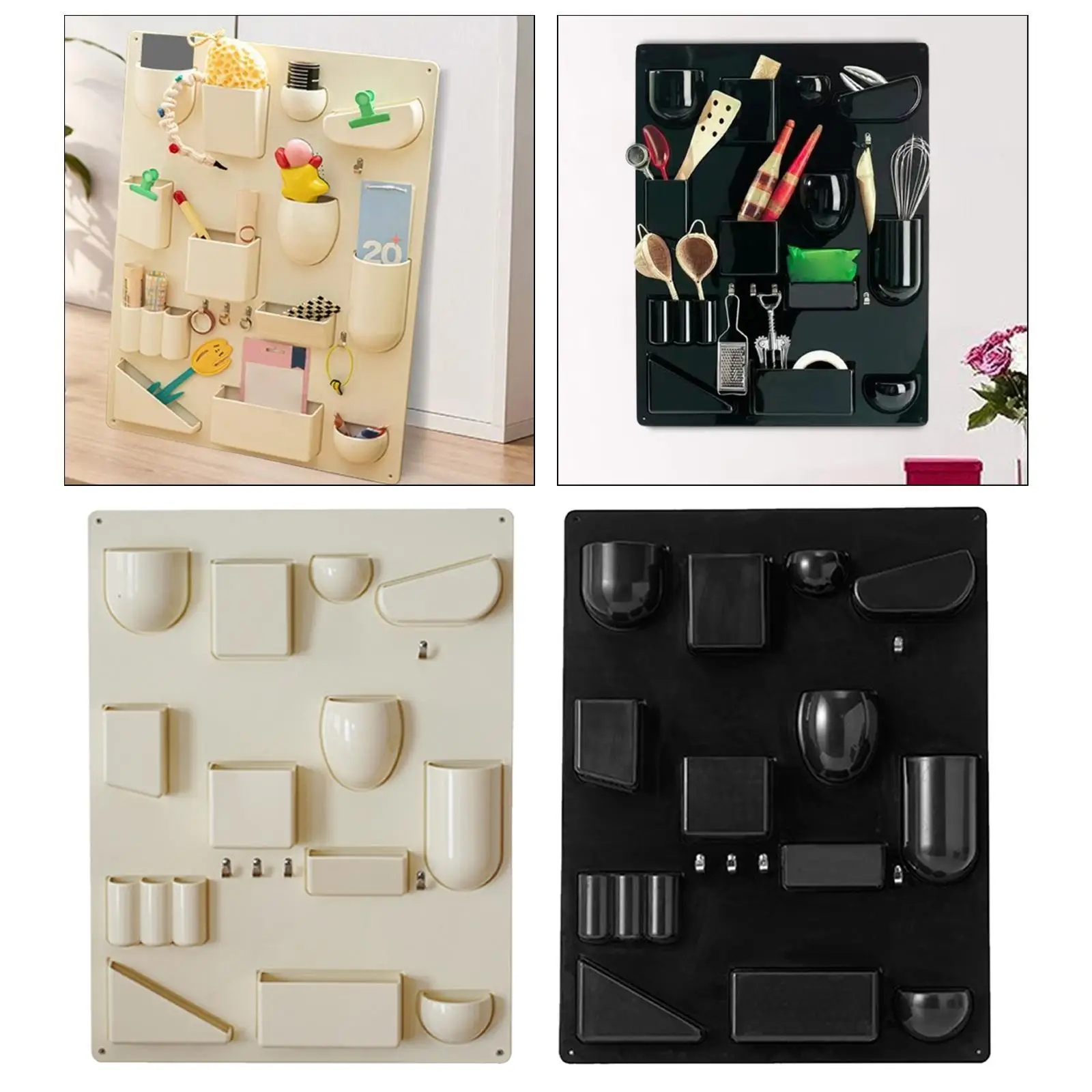 

Настенный стеллаж для хранения, простая установка, многофункциональный органайзер с орнаментом для