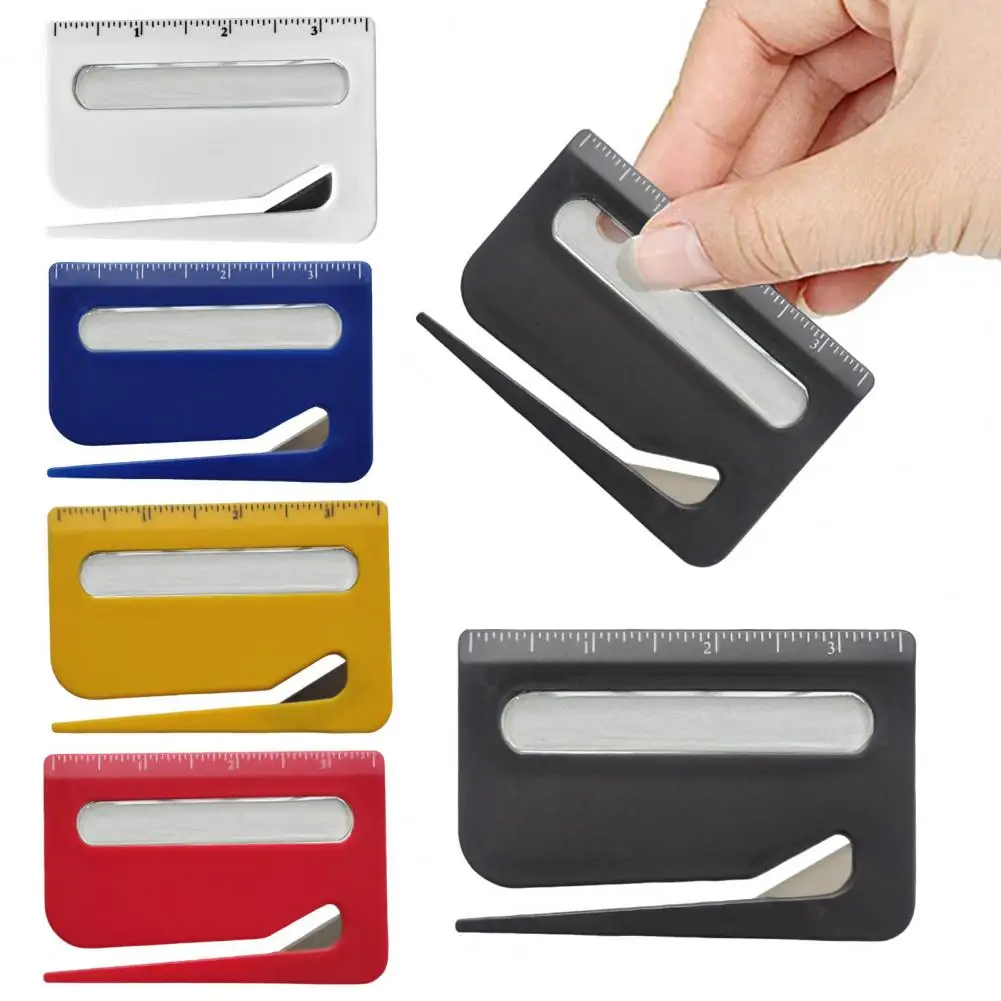 3Pcs 3 In 1 Letter Opener 9.5cm With Magnifying Glass And Ruler Precise Cutting Technology Ergonomic Design Envelope Openers