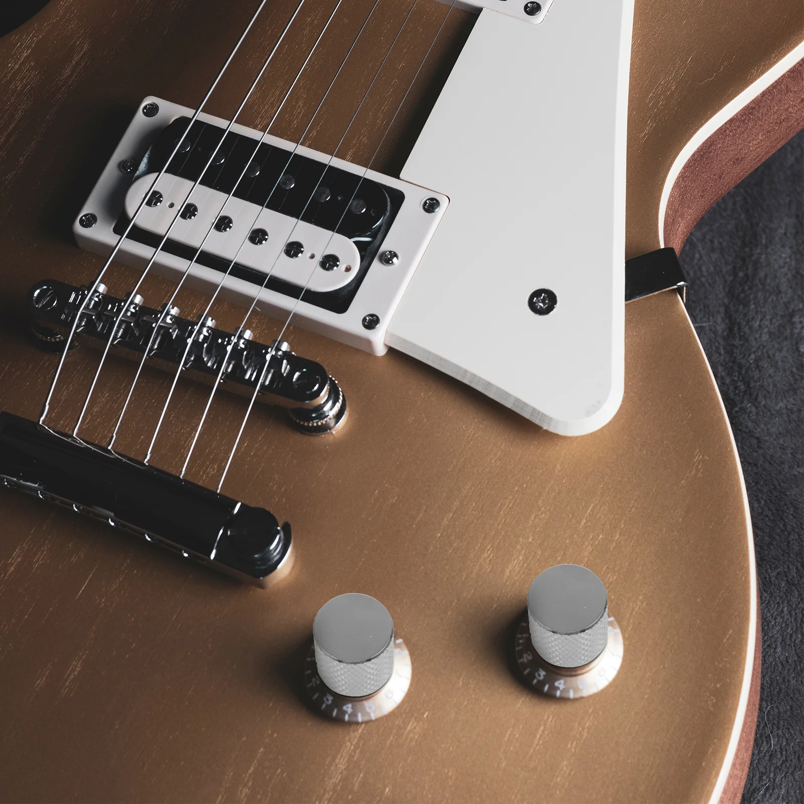 

3Pcs Electric Guitar Volume Knobs Clear Texture Easy Install Portable Replacement Guitar Bass Accessories Volume Knobs