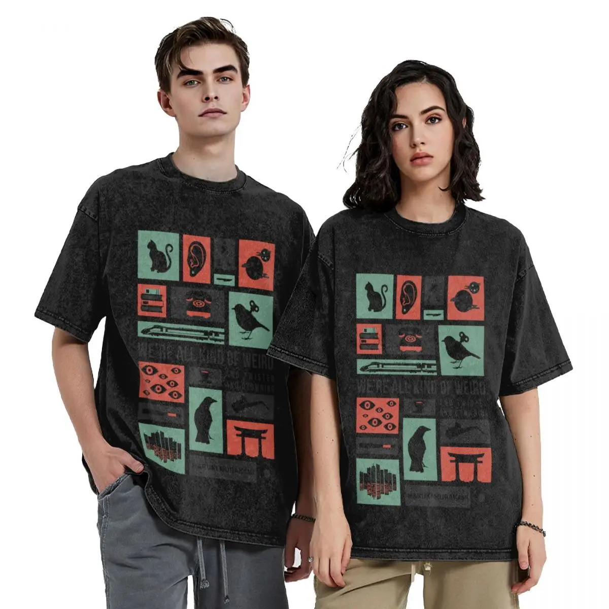 

Murakami T-Shirt for a boy Funny t-shirt plus sizes boys animal print mens t shirt