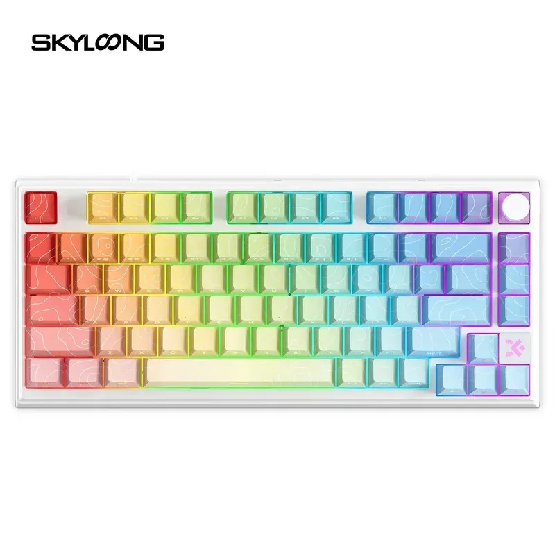 Hot Sale New Arrival SKYLOONG GK75 HE BPT Magnetic Switch Keyboard Dual-mode 8K Support System Programmable Keys Gaming
