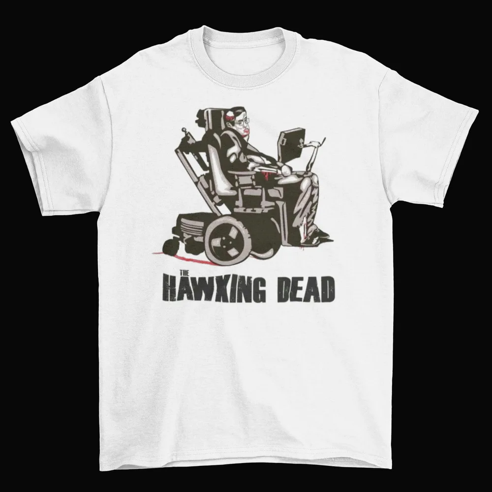 Футболка Steven Hawking унисекс, хлопковая, для ТВ, Ходячие мертвецы, AMC, новый костюм аниме Y2K, летний топ