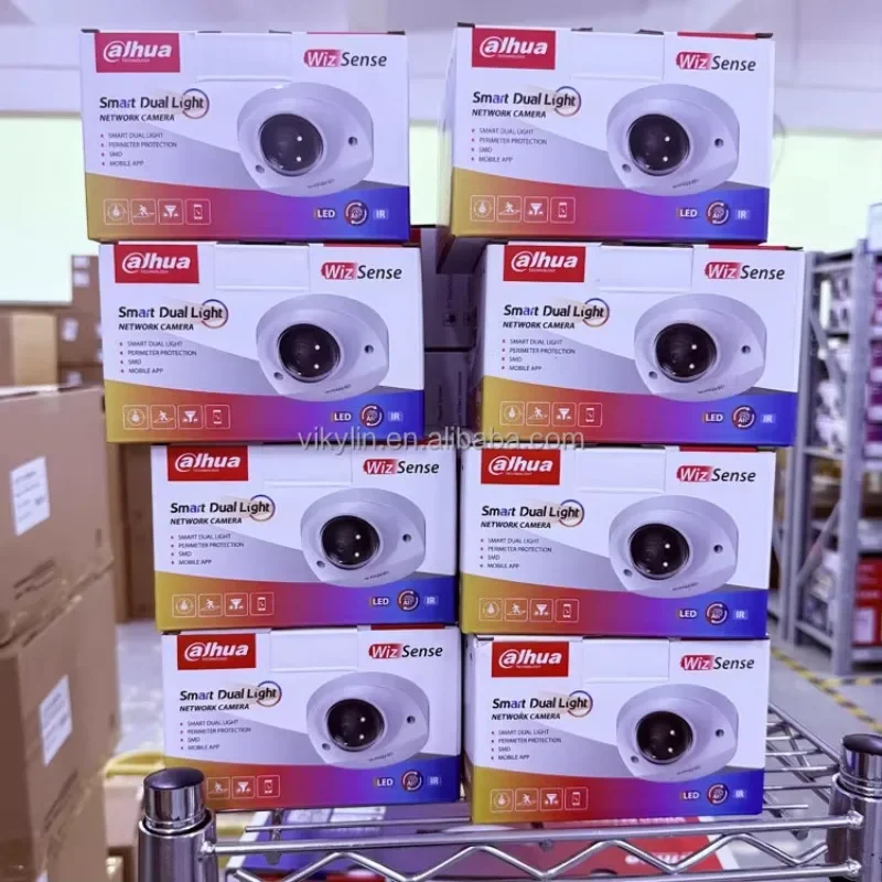 2x4 ميجابكسل IPC-HDBW5441F-AS-E2 IR30M ثنائي الاتجاه كشف الوجه البحث الذكي WizMind كاميرا شبكة مراقبة
