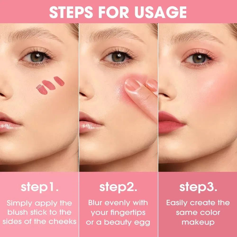 6 colori fard liquido impermeabile opaco guancia fard liquido crema spugna testa trucco duraturo Rouge trucco donna cosmetici