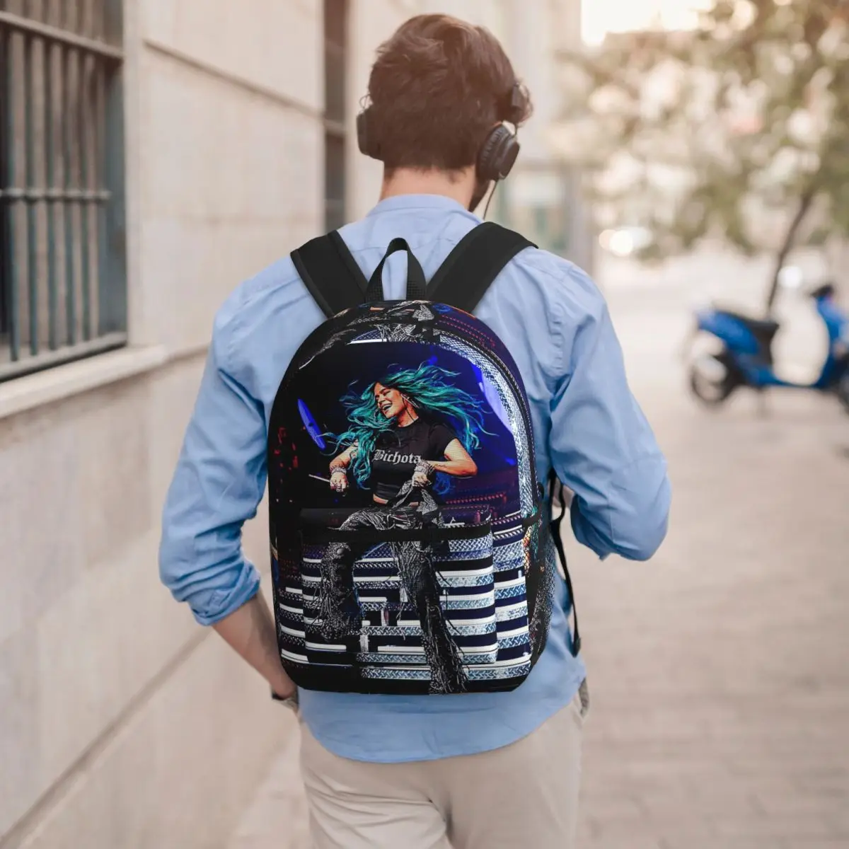 

Karol G Backpack Boys Girls BookBag Kids School Bag Laptop Shoulder Bags for Men Women
