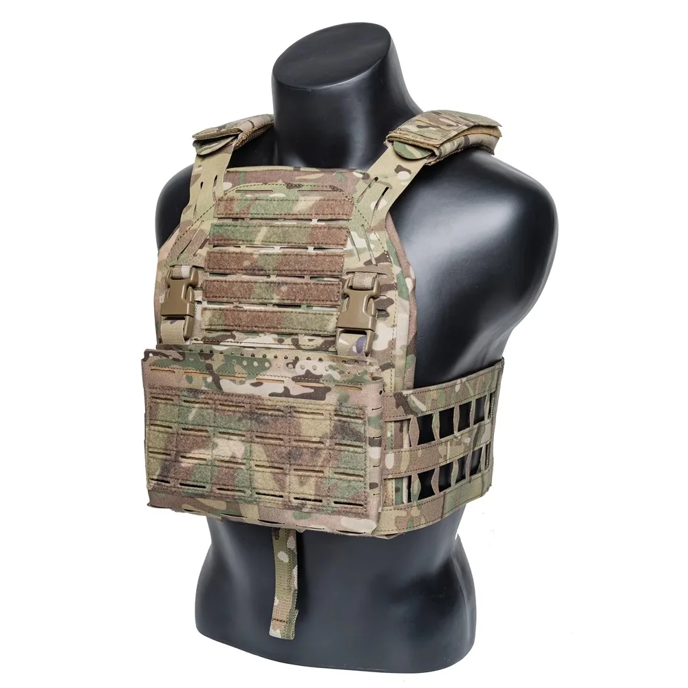 Imagem -05 - Tático Frente Molle Flap Placa Transportadora Armadura de Liberação Rápida Airsoft Paintball cs Vest Mk5