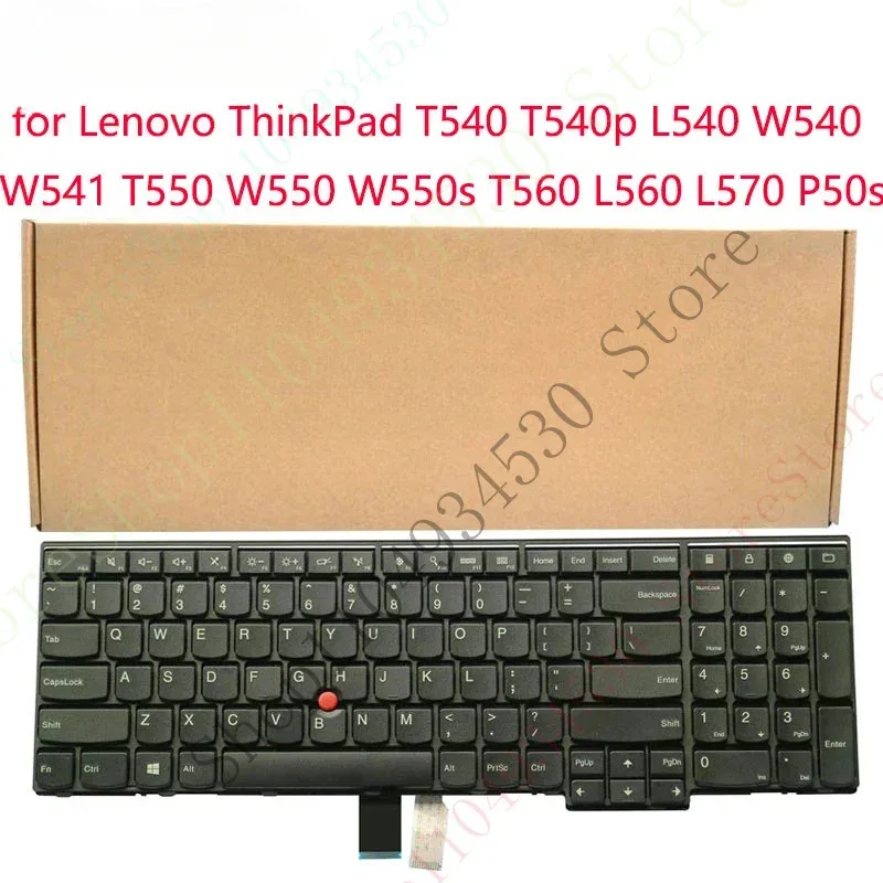 Запасная клавиатура для ноутбука HC для Lenovo T540 T540p L540 W540 W541 T550 W550 W550s T560 L560 L570 P50s без подсветки