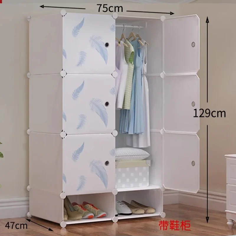 Fabric Wordrobe Clothing Rack Dressing Bedroom Space Saving Filing Display Waredrobe Closet Organizer Hotel Kleidung Furniture