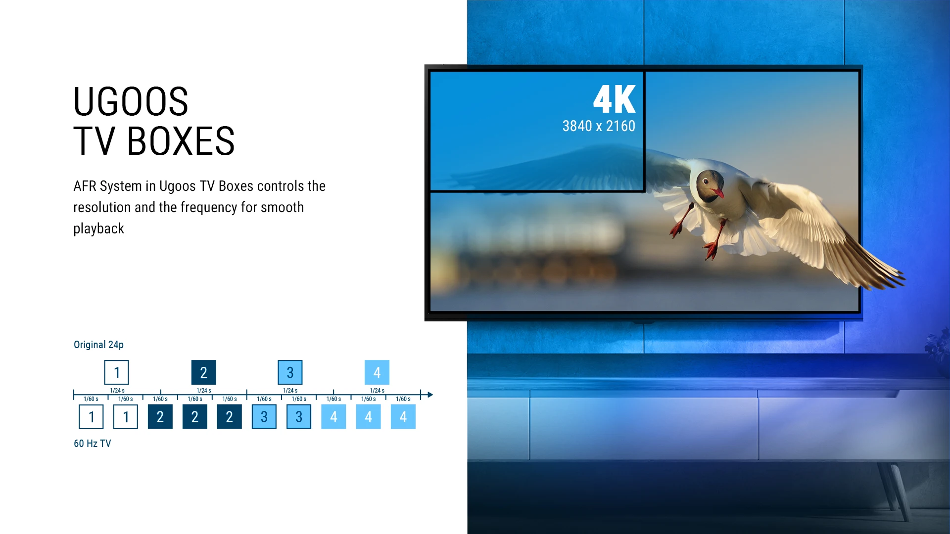 Ugoos SK2 스마트 TV 박스 안드로이드 12 ARM Cortex-A55 4GB 32GB Wifi6 BT5.2 100M 셋톱 박스 Dolby Widevine L1 DTS AV1 지원