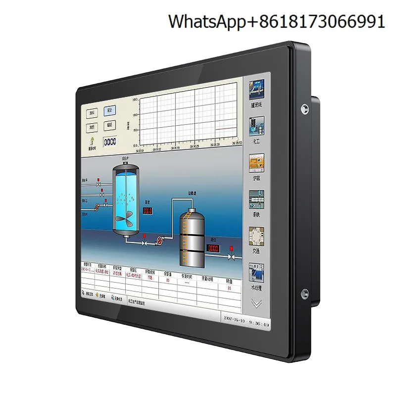 10.1 inch embedded capacitive touch screen display multi-function installation 21.5 inch suitable for sales cabinets