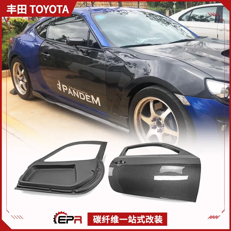 

Подходит для модификации объема автомобиля Toyota FT86 Subaru BRZ из углеродного волокна, гоночная дорожка, панели левой и правой двери.