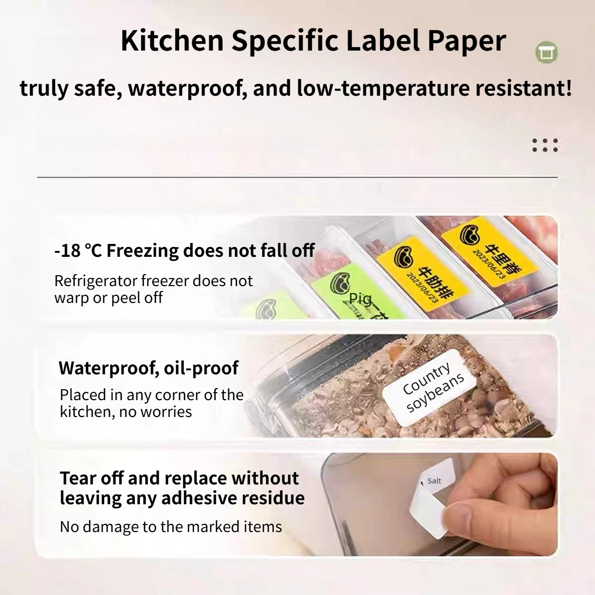 NIIMBOT B1/B2/B21/B31/B4/B203/ - Food Storage Labels ulasan dan harga