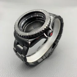 Mod Black SKX007 SRPD Watch Case and Bracelet Sets Fit 7S 4R NH35 NH36 Movement Seal Bottom Cover Case and 22mm Watch Stap Kits