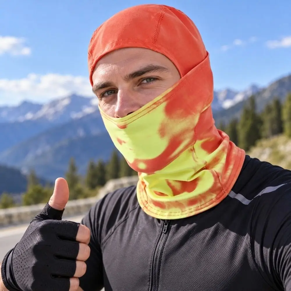Heat Reactive Winter Balaclava Mask Full Cover Breathable Color Changing Headwear Windproof Dustproof Screen