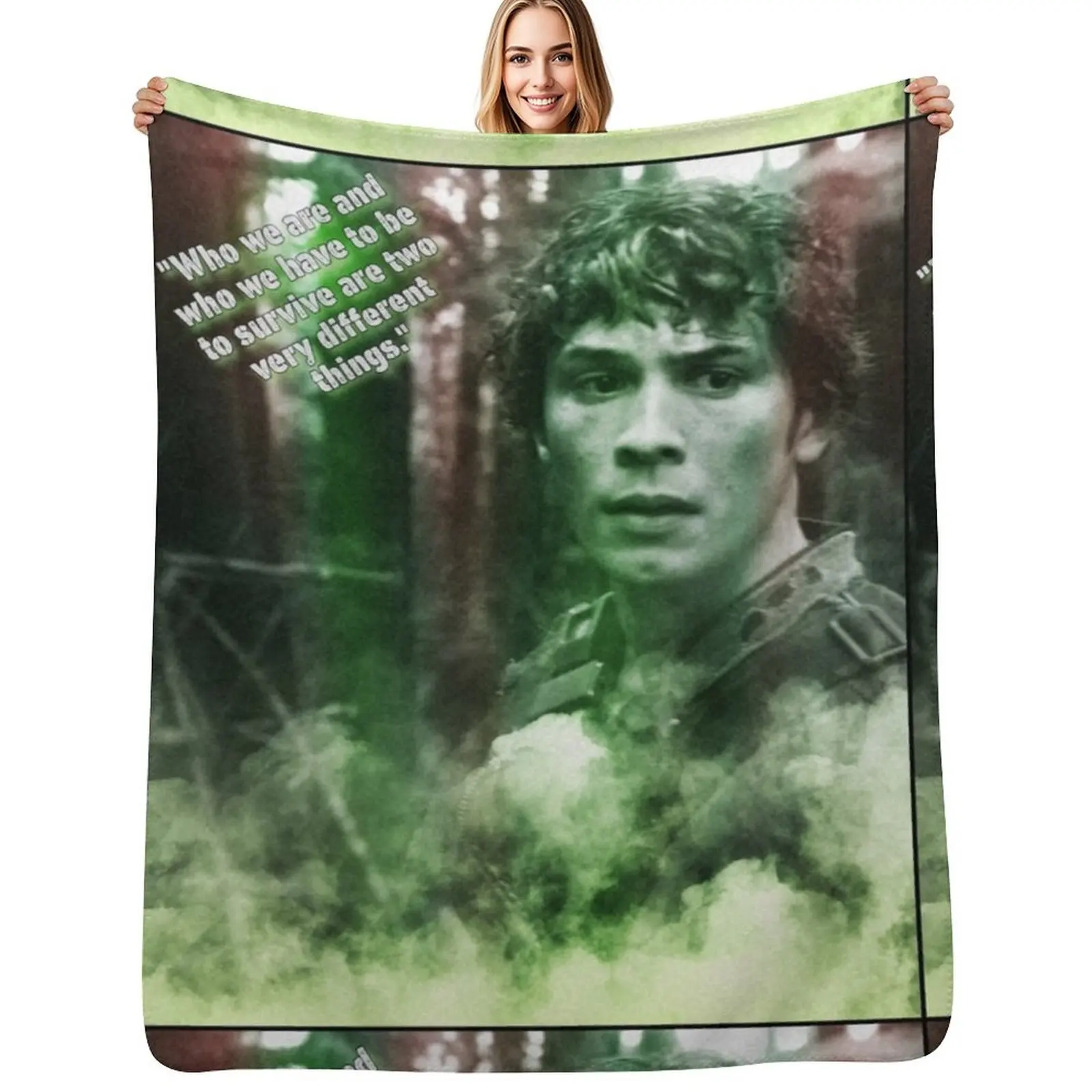 Bob Morley Survival Art Throw Blanket Air Conditioner Soft Blanket for Office Home
