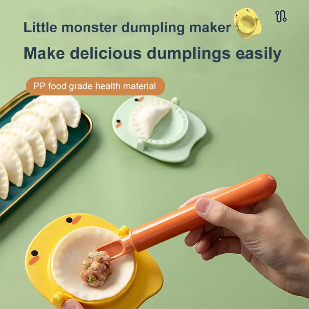 New DIY Dumplings Maker Tool Wheat Straw Jiaozi Pierogi Mold Dumpling Mould Clips Baking Molds Pastry Kitchen Accessories