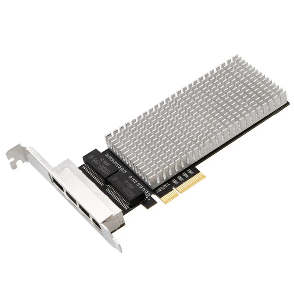 A85P I226V 4 Port 2.5G PCIe Network Card Ethernet Adapter PCIe X4 NIC VLAN PXE Support for NAS Server for Win10/11 Linux