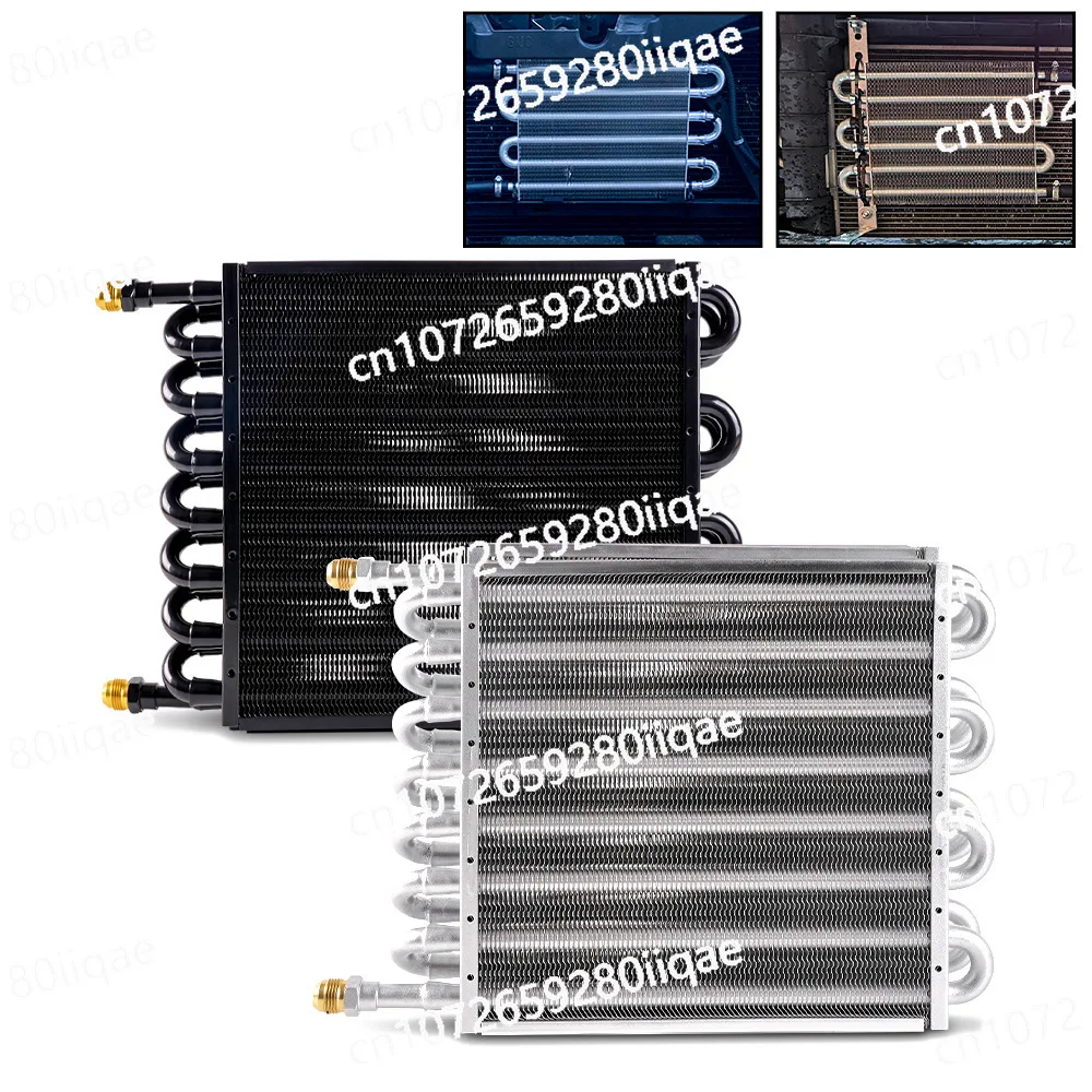 

Car Modification Accessories, Automotive Air Conditioner Tubular Belt Condenser, Double-layer Oil Cooler Radiator 16 Rows