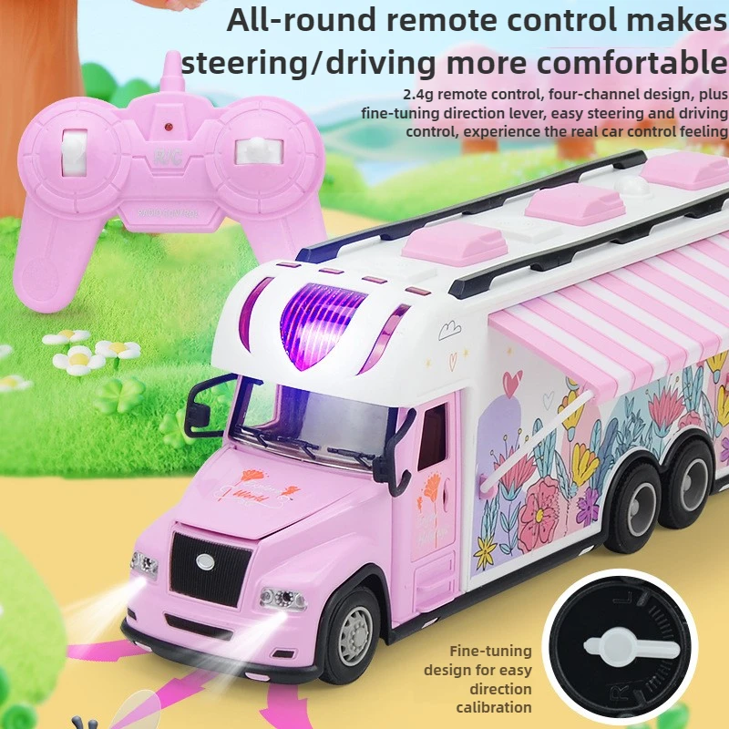 

Cool Stuff Toy Car Funny Gift-Multi-functional Rc Truck,Remote Control Car Model,Kawaii Pink Rc Cars,Monster Truck,Toys for Kids