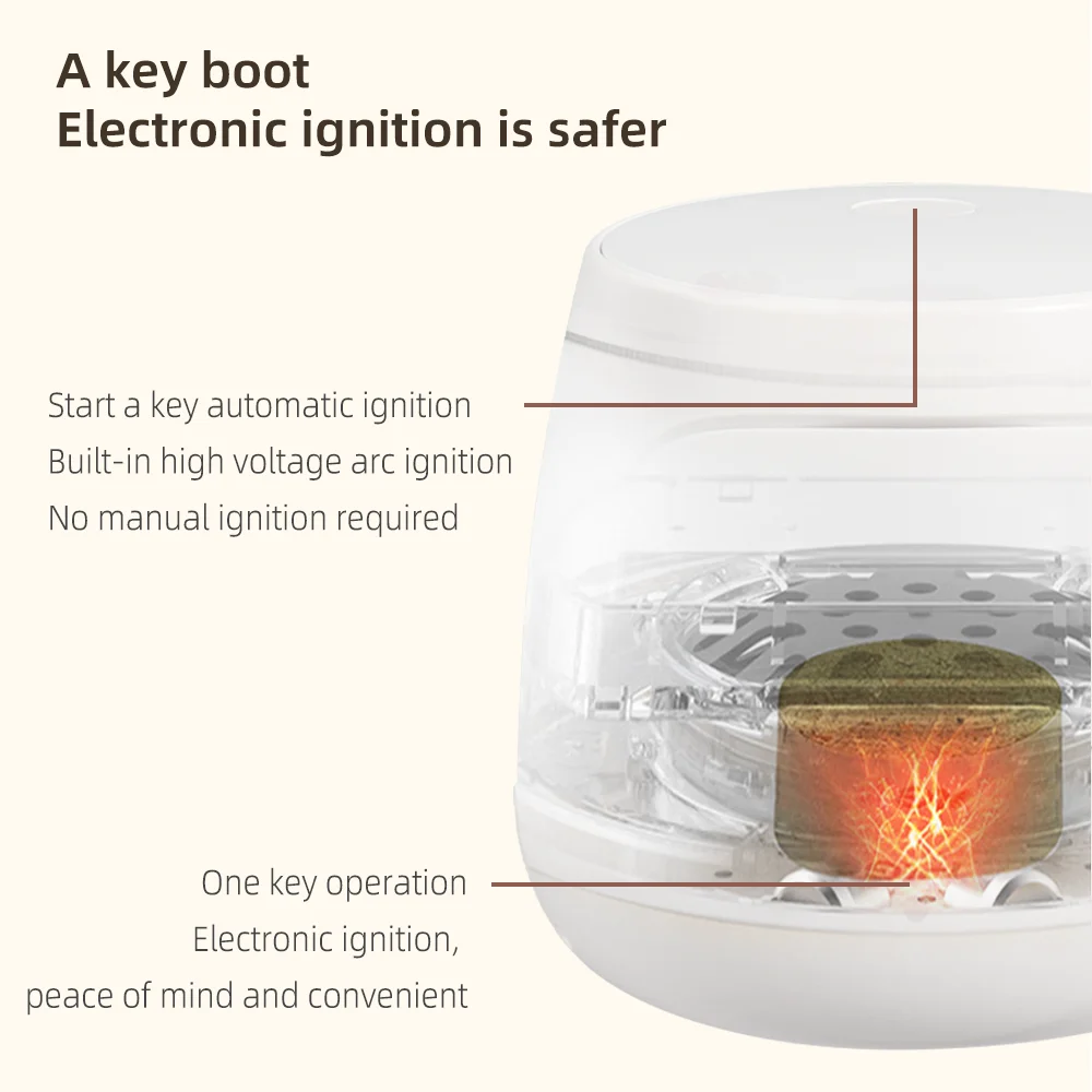 2024 new portable moxibustion box charging heating moxibustion moxibustion massage