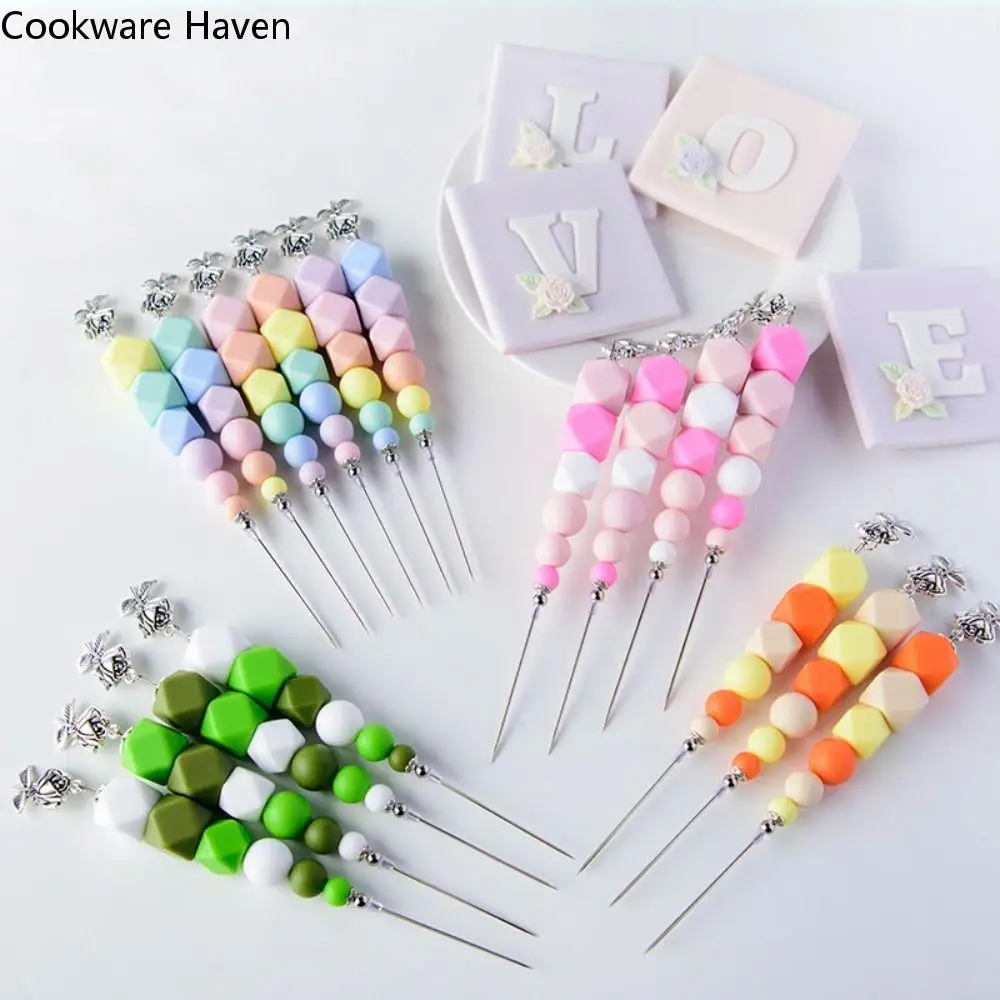 

Beading Fondant Icing Biscuit Exhaust Needle Stainless Steel Biscuit Painting Icing Pin Biscuit Painting Mixing Needle