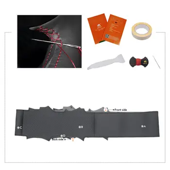 Mewant黑色人造皮革汽車方向盤套,適用於沃爾沃VNL VNR FM FH 2017-2025 8 最佳銷售 Argos方向盤套 - №6