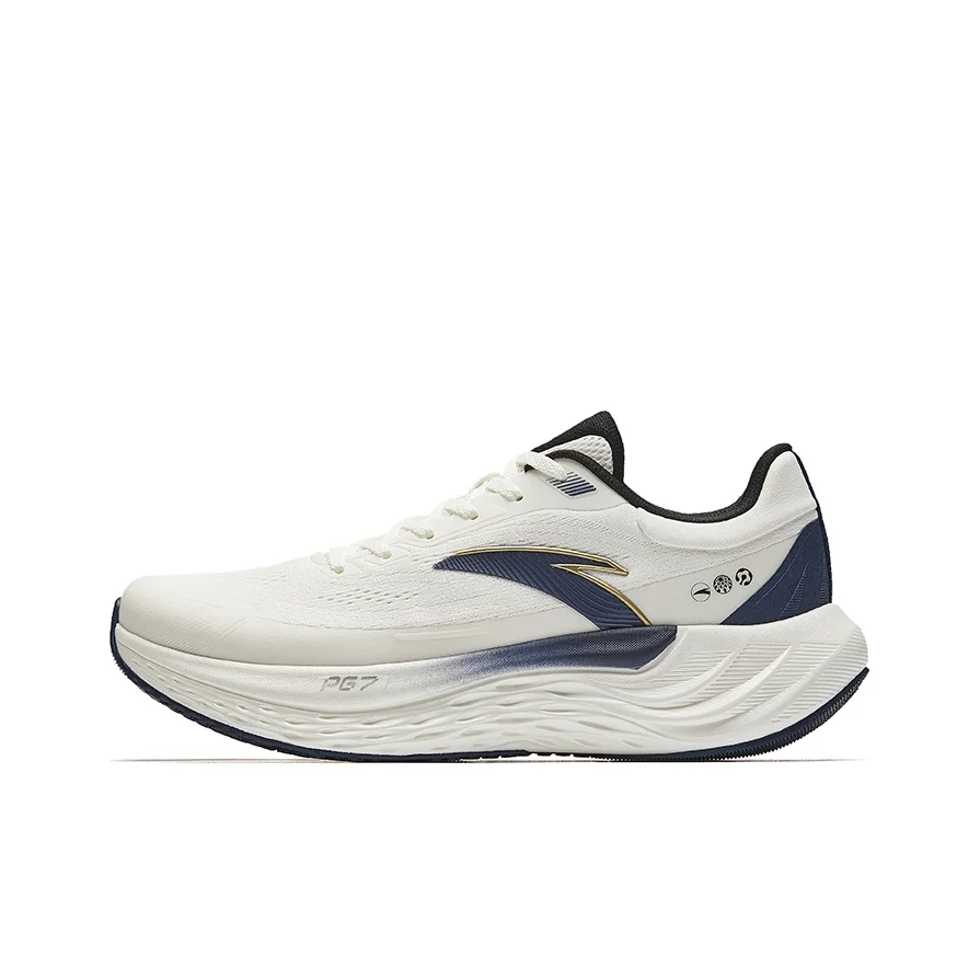 Anta Travel PG7 Fabric Low top Running Shoes Men's Ivory White 912625547F-1