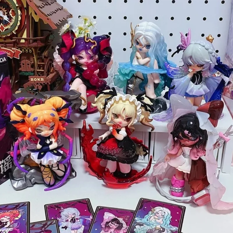 

Nono Sova Nightmare Lullaby Series Blind Box Mystery Box Toys Cute Action Anime Figure Kawaii Model Desktop Ornament Gift Toys