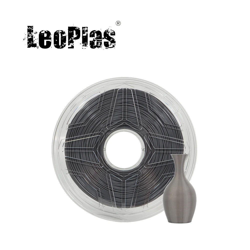 

LeoPlas Grey TPU Filament Gray Flexible 1.75mm 1kg 95A Shore Hardness For FDM 3D Printer Consumables Printing Supplies