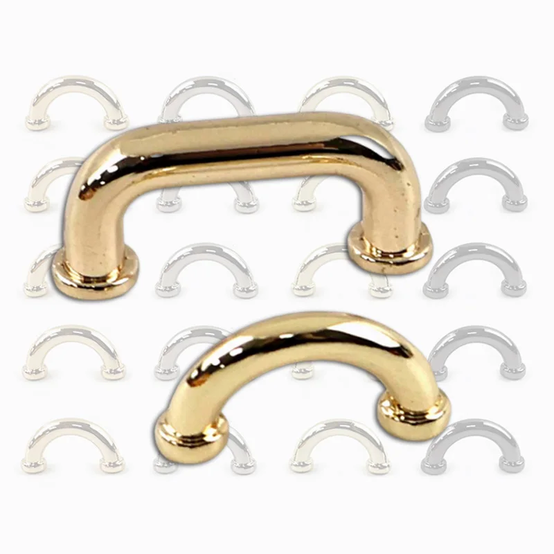 

5/10P Sewing Metal Arch Bridge Buckle Bag Backpack D Ring Buckles Knapsack Side Clip Clasp Screws Wallet Chain Hook Accessories