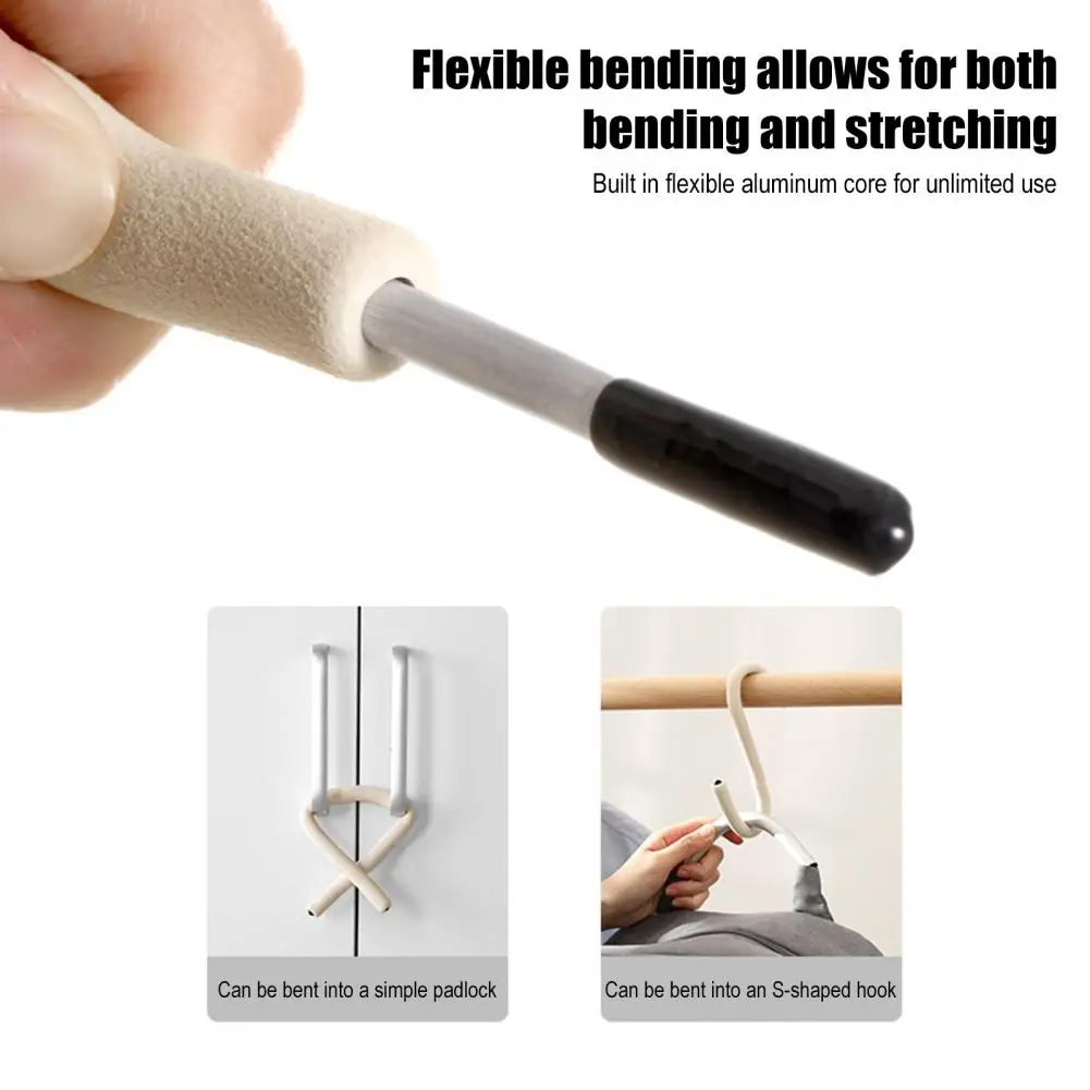 Car Hanging Hook Multifunctional Bendable Hanging Hook Flexible S-shaped U-shaped Portable Hanger Home Office Kitchen Bedroom