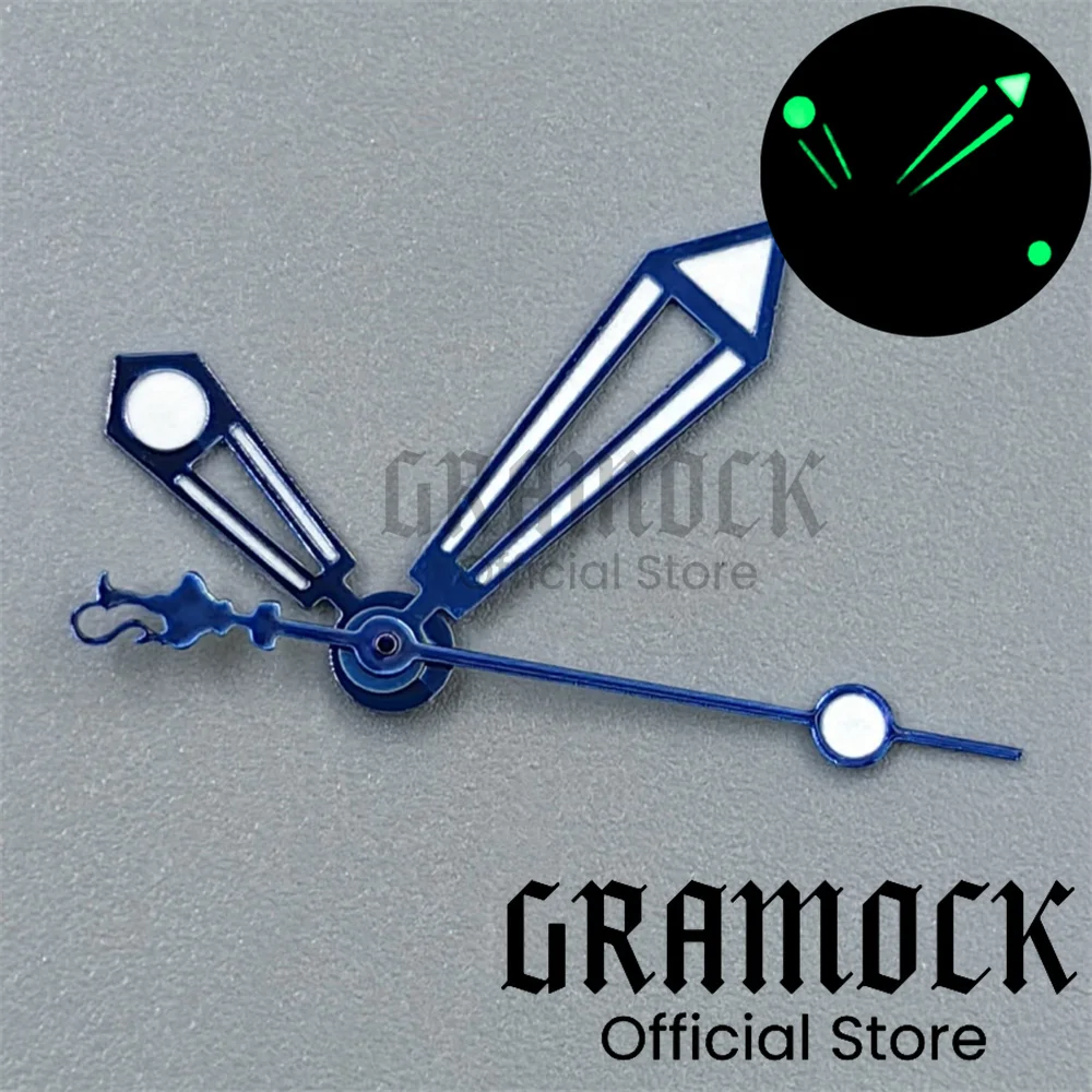 GRAMOCK NH35 كوبا كأس شكل ساعة ساعة يد مؤشرات أزرق أسود أحمر فضي أطقم ساعات لحركة NH36/4R/7S ETA2824 PT5000 #6