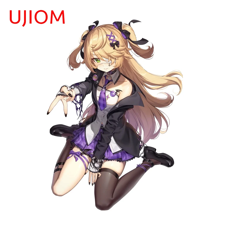 UJIOM Genshin Impact Sexy Fischl Wall Sticker Trendy Personality Unique Scratch Proof Decal High Quality Adhesive Wallpaper