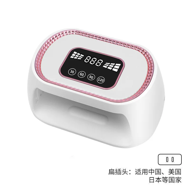 クロスボーダーネイルランプ 80W ネイルジェル硬化ライト 光線療法ランプ インテリジェント誘導ネイルベーキングランプ ネイルサロン用