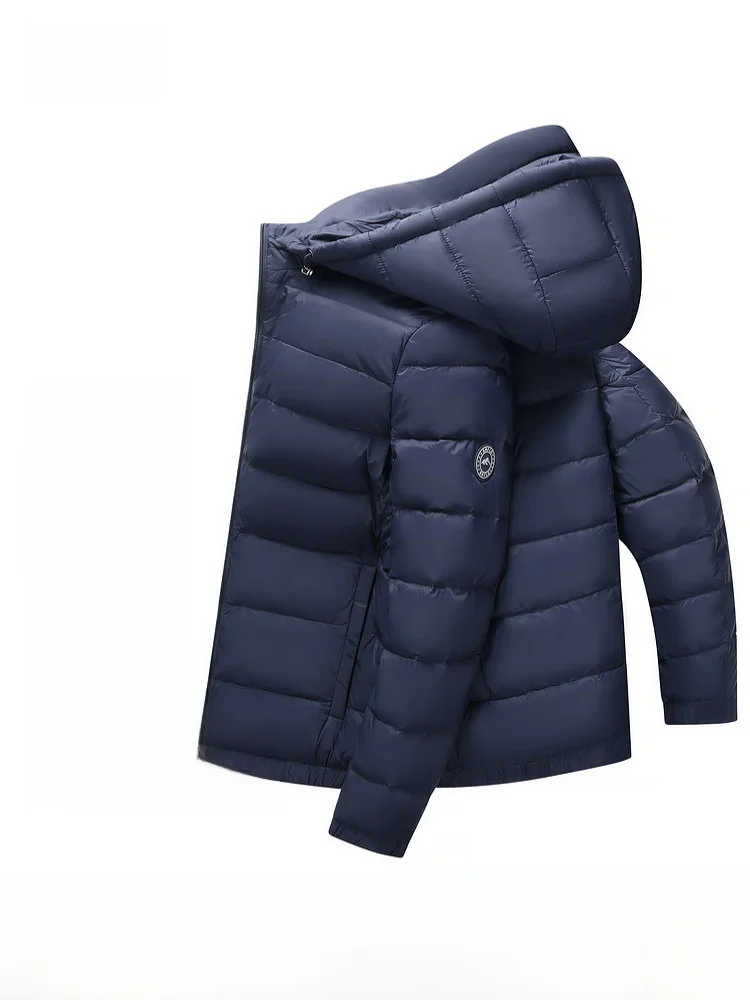 

Lightweight Faionable Men's down Jaet Snow Flng 2026 Spring New Sle Warm Busin Casual ort Spor Outerwear