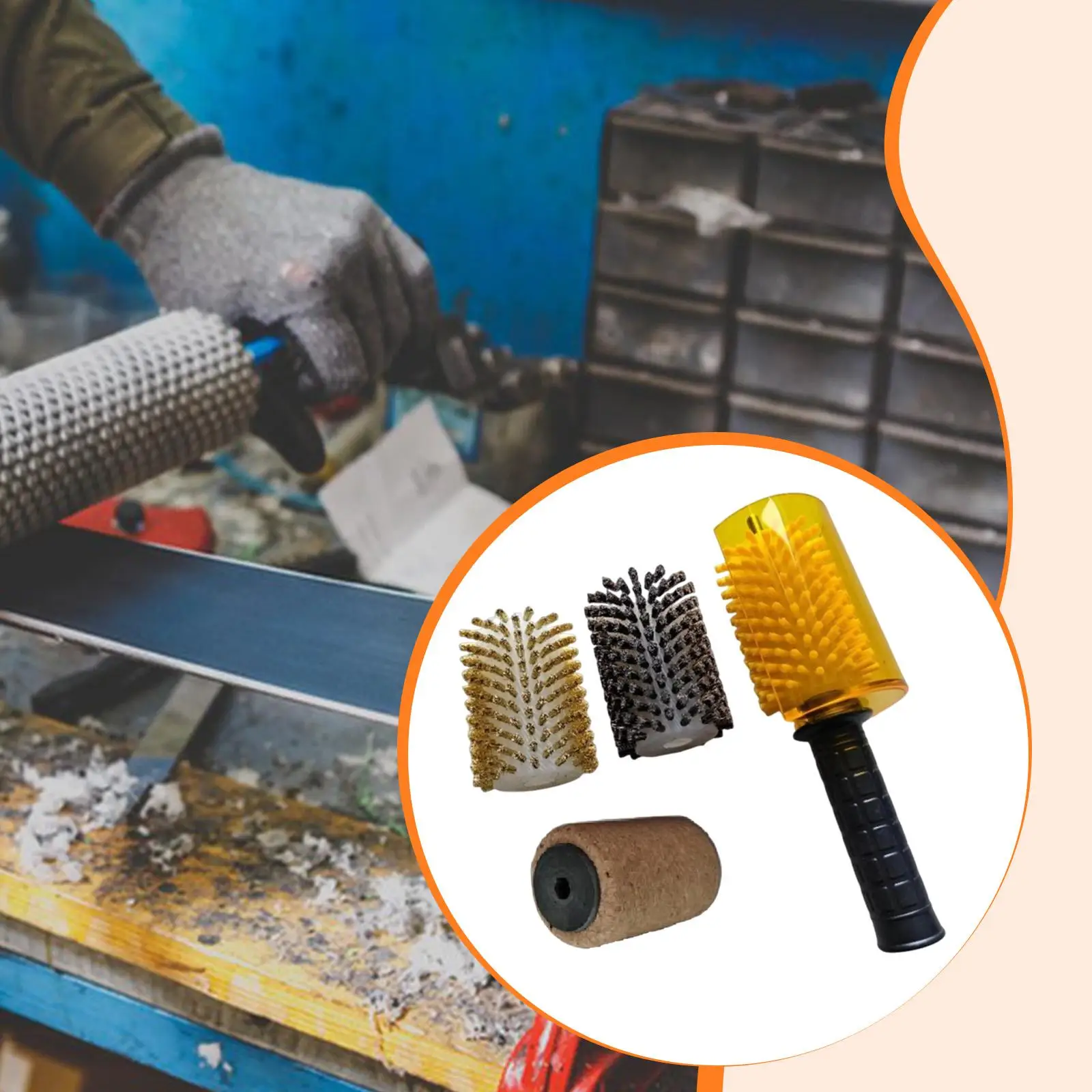 

Ski Waxing Brushes Premium Nylon Brass Horsehair Cork Brush Maintenance Tools for Fast Professional Ski Preparation