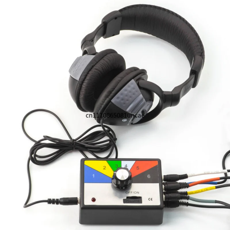 High Quality Combination Electronic Stethoscope Kit Auto Car Mechanic Noise Diagnostic Tool Six Channel