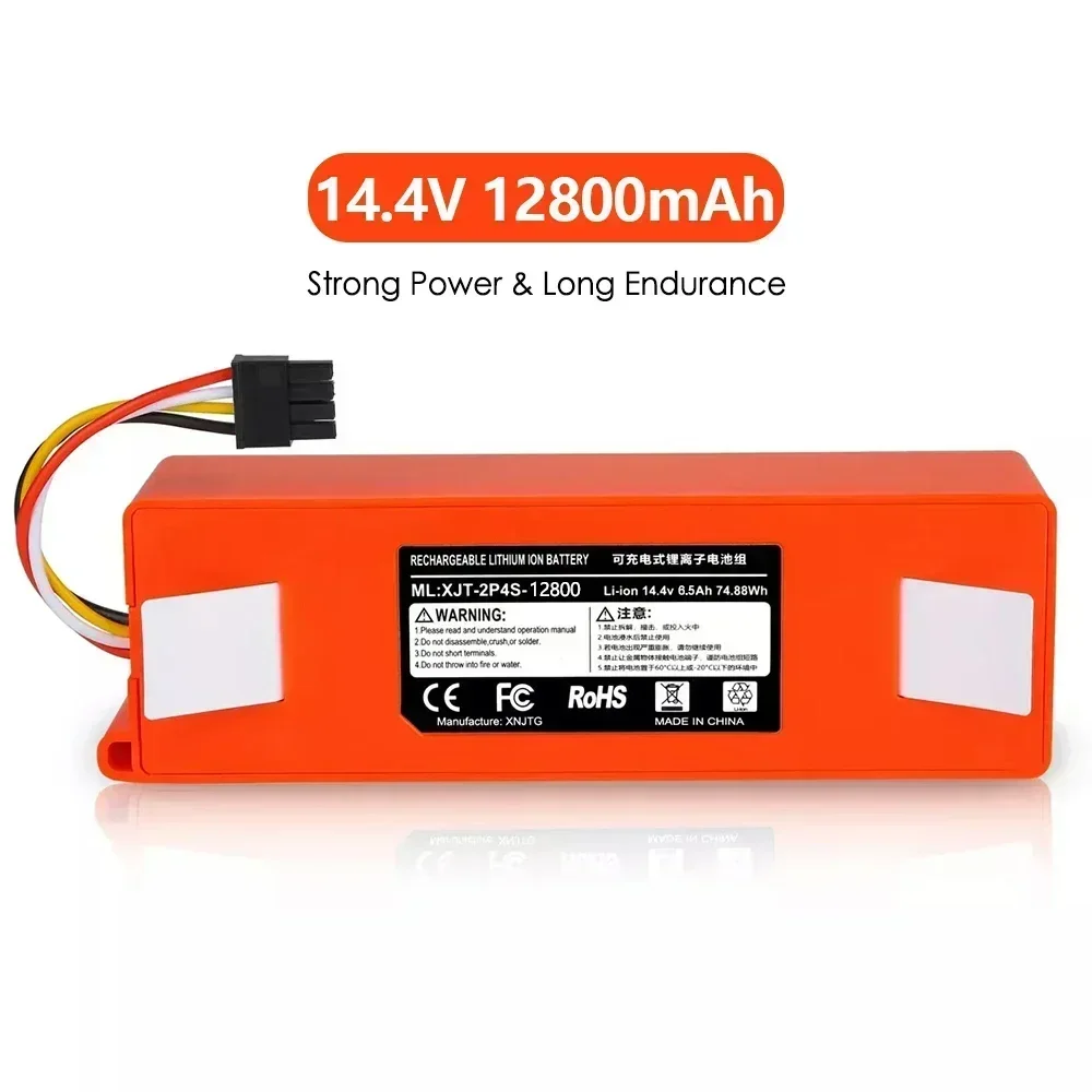 Original-Ersatzakku BRR-2P4S-5200D für XIAOMI 1S 1ST Roborock SDJQR01RR Fegen Wischen Roboter-Staubsauger 5200 mAh