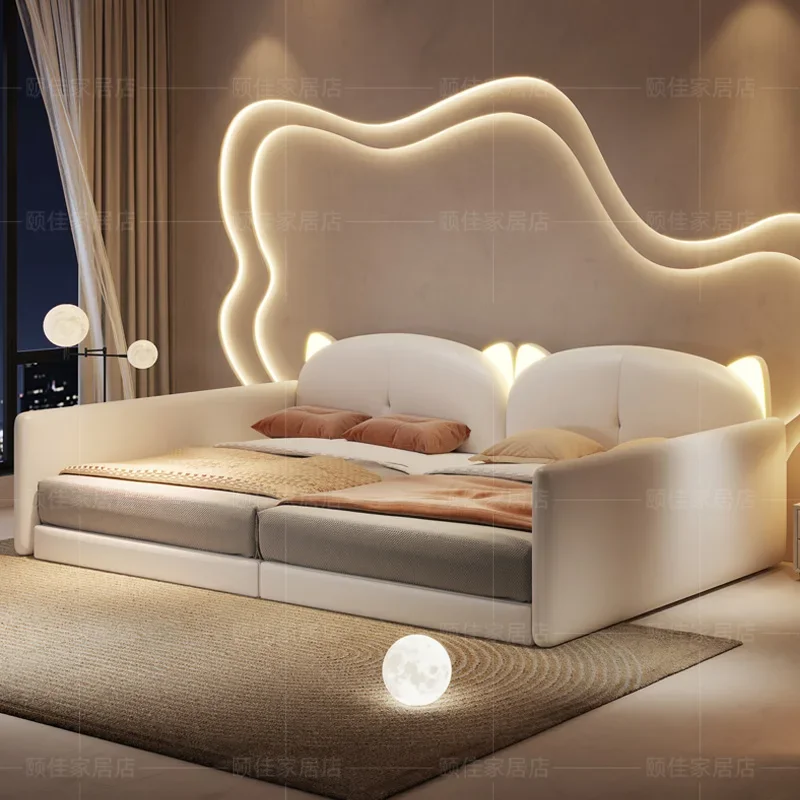Full Size Sleeping Kids Bed Comforter Nordic Modern Style Baby Bed Children Princess Bedroom Lit Pour Enfants Kids Furniture