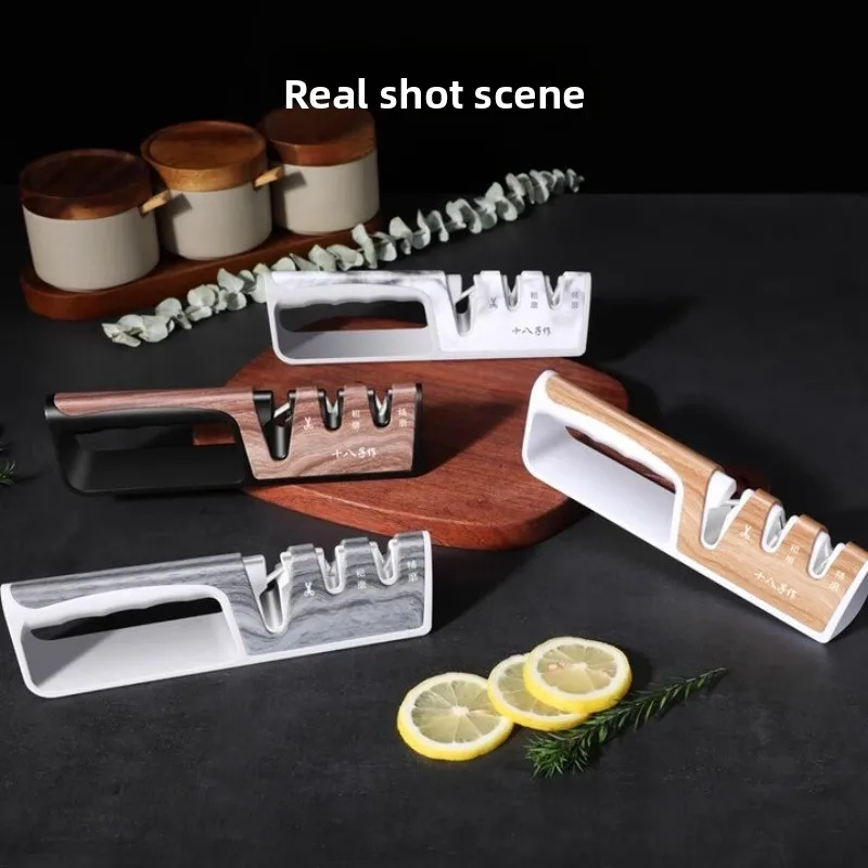 مبراة منزلية من الفولاذ التنغستن الصنفرة المشحذ مبراة قضيب زاوية ثابتة مقص شحذ أداة خاصة #6