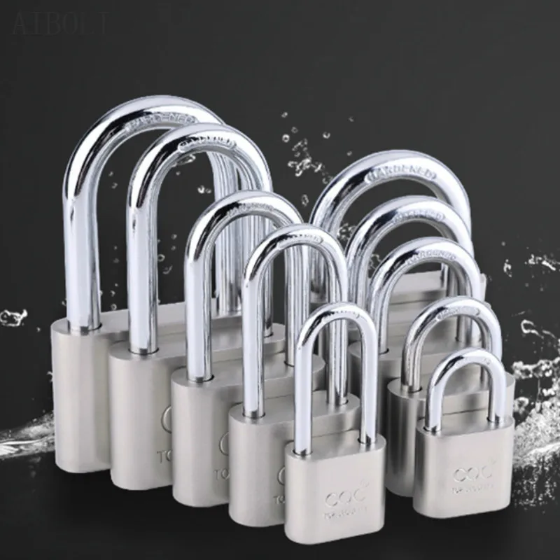 Full Metal Padlock Wolf Head Lock Small Locks Door Locks 30mm 40mm 50MM Not Rust Lock Core Include 3 Keys