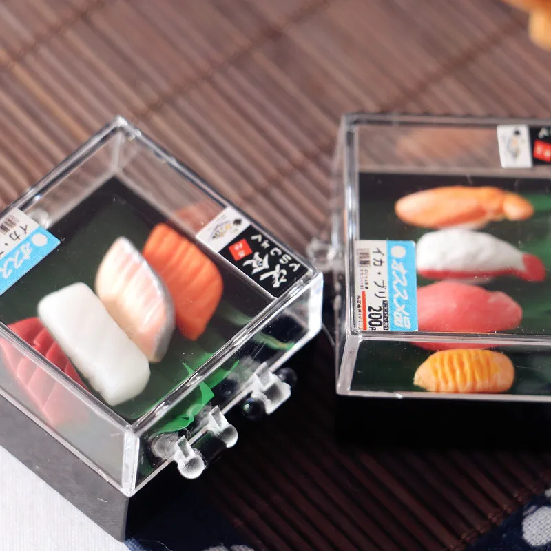 1:12 Japanese Sushi/Box Mini Ornament Micro Landscape Kitchen Decor Miniature Furniture Accessories DIY Scale Dollhouse Kids Toy