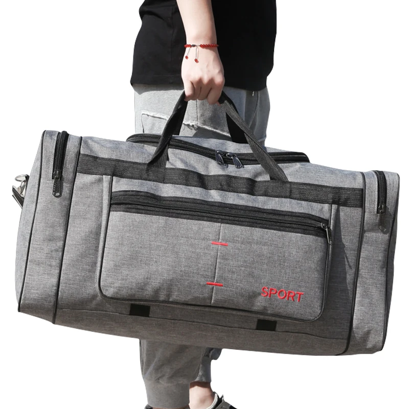 Large Capacity Oxford Waterproof Men Travel Bags Hand Luggage Big Plus Size Business Duffle