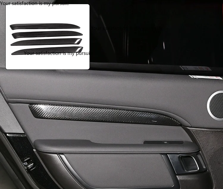 Suitable for 2017-2020 Land Rover Discovery 5 dry carbon fiber interior door trim modification parts for automotive interiors