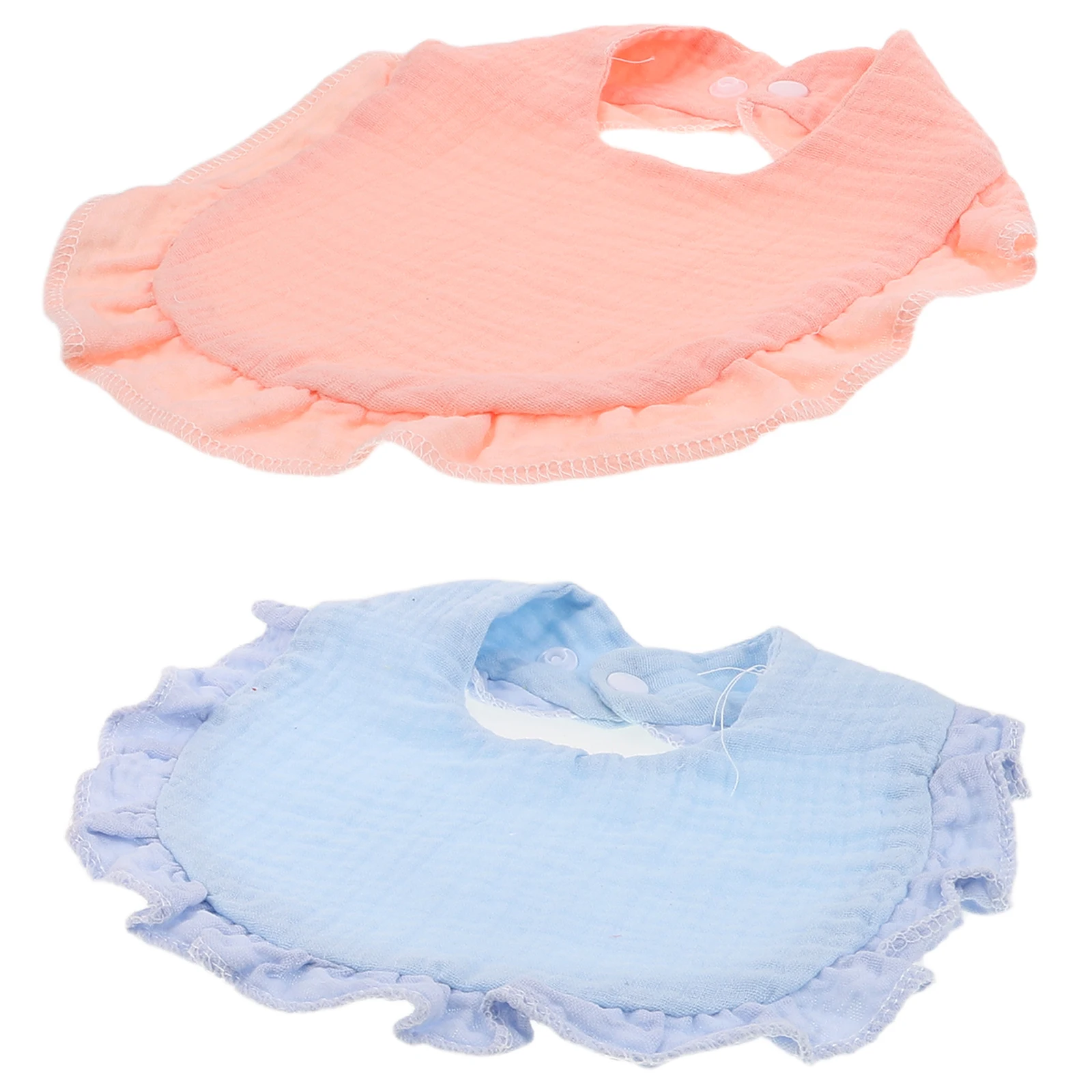 

2Pcs Baby Bibs Infant Drool Bandana Gauze Soft Absorbent Feeding Teething Newborn Drooling Protection Baby Bibs